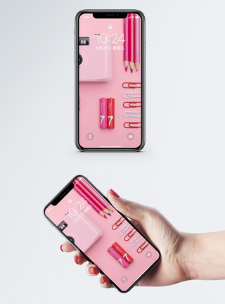 粉色系静物手机壁纸图片