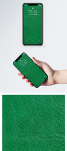 绿色皮纹背景手机壁纸图片