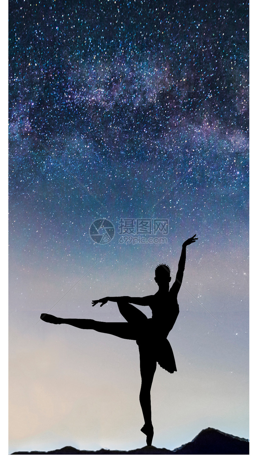 星空下的舞者手机壁纸模板素材 正版图片 摄图网 星空下的舞者手机壁纸模板素材 正版图片 摄图网