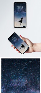 星空下的舞者手机壁纸图片