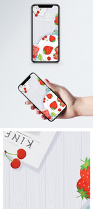 草莓手机壁纸图片