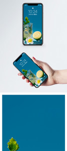 柠檬水果饮料手机壁纸图片