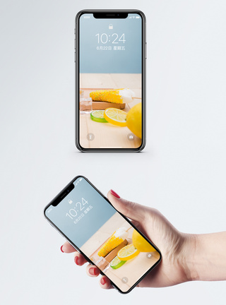 冰棒柠檬手机壁纸图片
