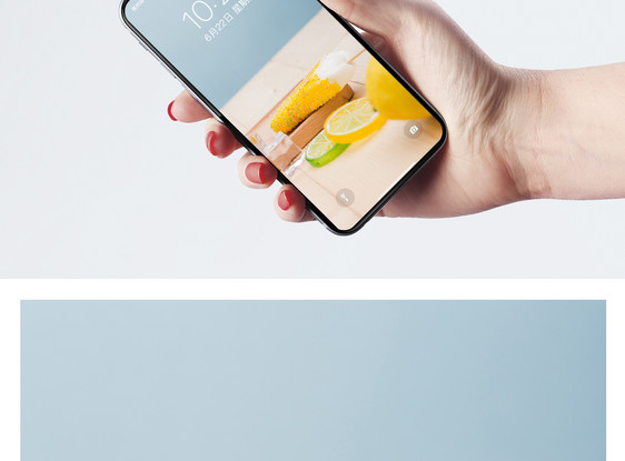 冰棒柠檬手机壁纸图片