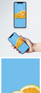 橙手机壁纸图片