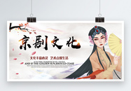 京剧文化宣传展板图片