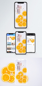 鲜榨果汁手机海报配图图片