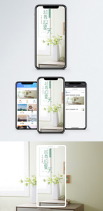 小清新手机海报配图图片