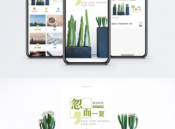 忽而一夏手机海报配图图片