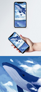 鲸手机壁纸图片