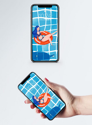 游泳手机壁纸图片