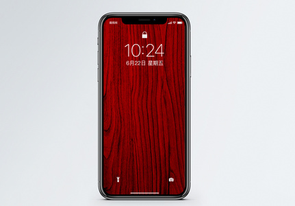 红色木板纹理手机壁纸高清图片