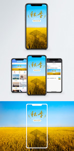 秋季手机海报配图图片