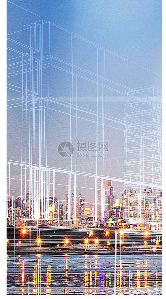 信息未来城市手机壁纸图片