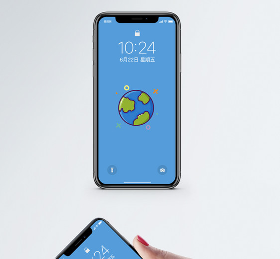 卡通地球手机壁纸图片