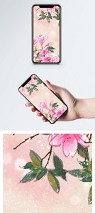 中国风花朵手机壁纸图片