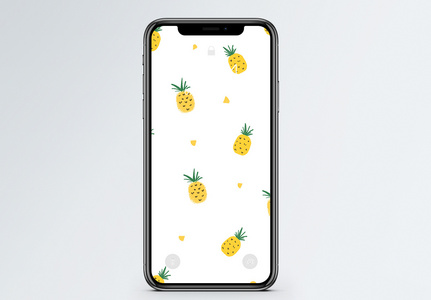 小清新菠萝手机壁纸图片