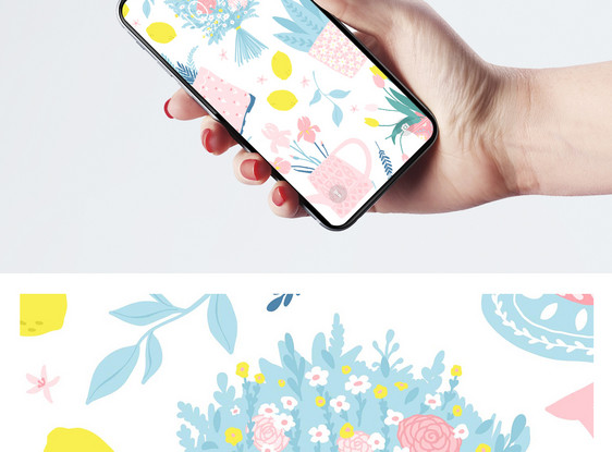 清新花卉手机壁纸图片