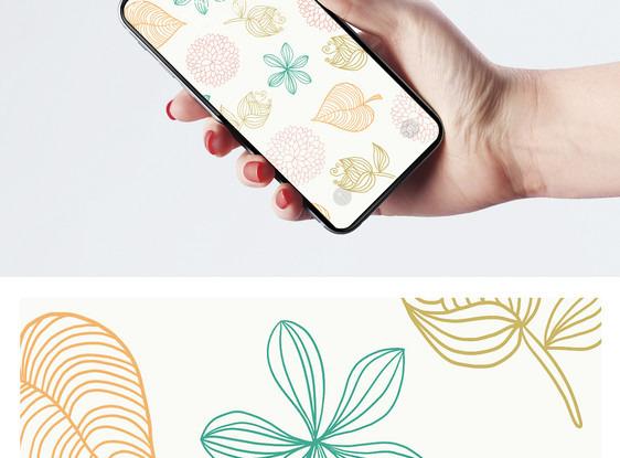 花卉植物背景手机壁纸图片