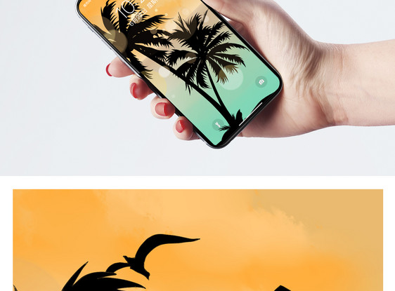椰子树手机壁纸图片