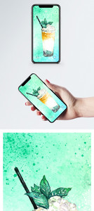 冰爽饮料手机壁纸图片