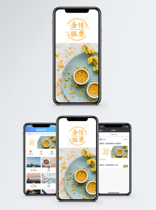 金桂飘香手机海报配图图片