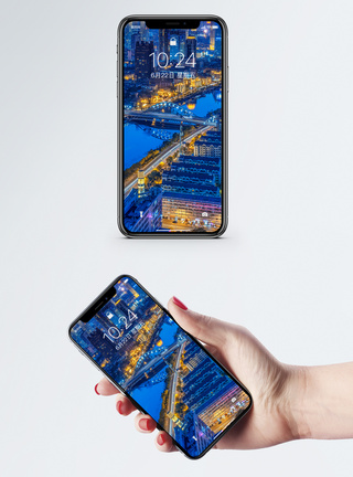 天津夜景手机壁纸图片