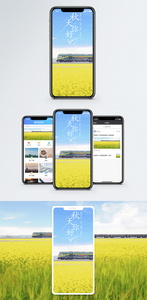 秋天手机海报配图图片