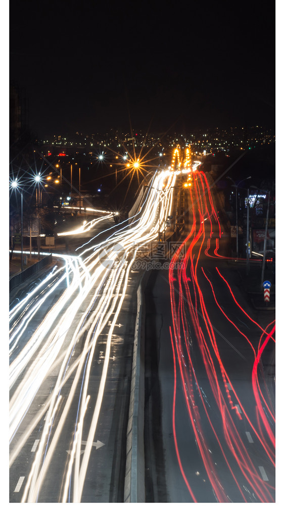 公路夜景手机壁纸图片