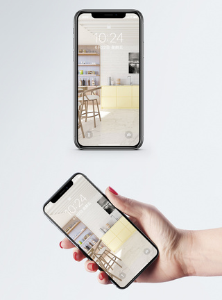 厨房室内背景家居设计手机壁纸模板