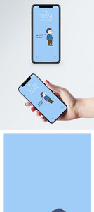 卡通人手机壁纸图片