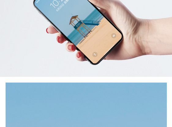海边沙滩手机壁纸图片