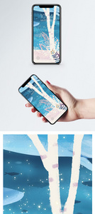 小清新插画手机壁纸图片