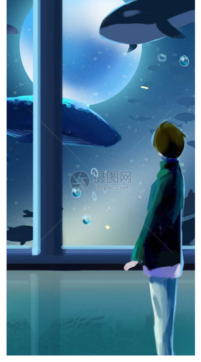 外太空的鱼手机壁纸模板素材 正版图片 摄图网 外太空的鱼手机壁纸模板素材 正版图片 摄图网