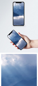 群山晨雾手机壁纸图片