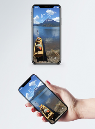 美丽的泸沽湖手机壁纸图片