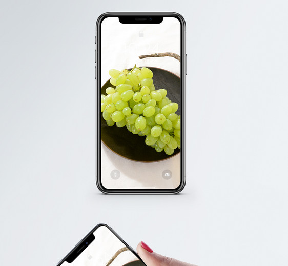 绿葡萄手机壁纸图片