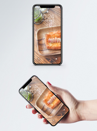 热狗面包手机壁纸模板