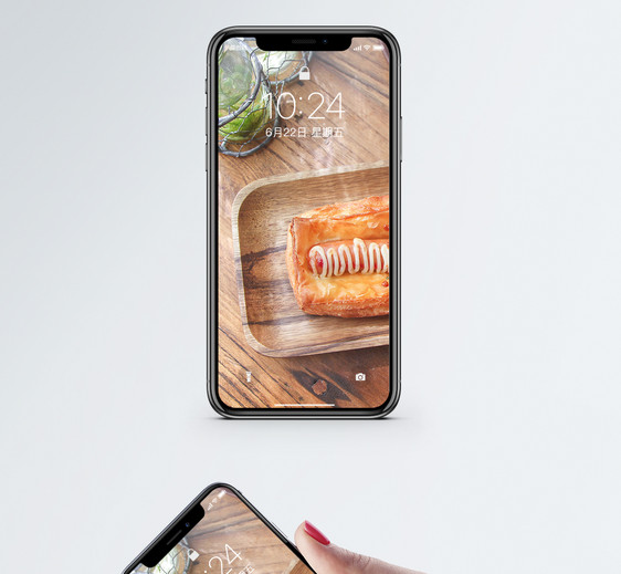 热狗面包手机壁纸图片