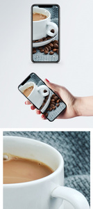 咖啡概念手机壁纸图片