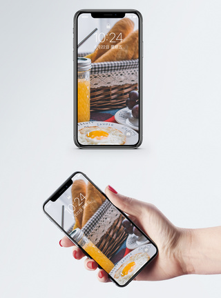 面包壁纸早餐手机壁纸模板