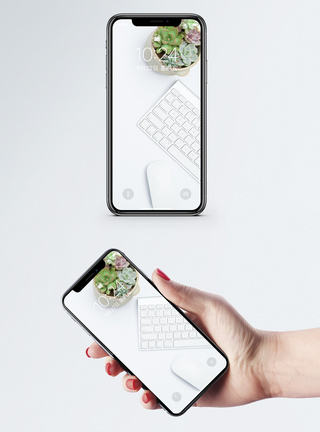 简洁办公桌面办公桌面手机壁纸模板