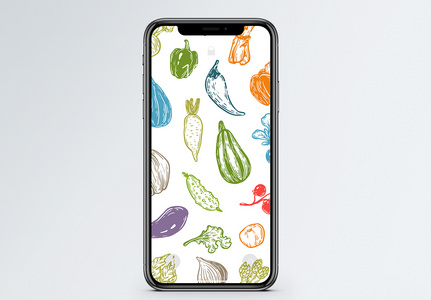 卡通蔬菜手机壁纸高清图片