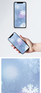 雪花手机壁纸图片