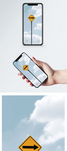 指路牌手机壁纸图片