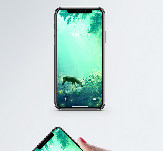 麋鹿梦幻手机壁纸图片