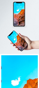 库车大峡谷手机壁纸图片