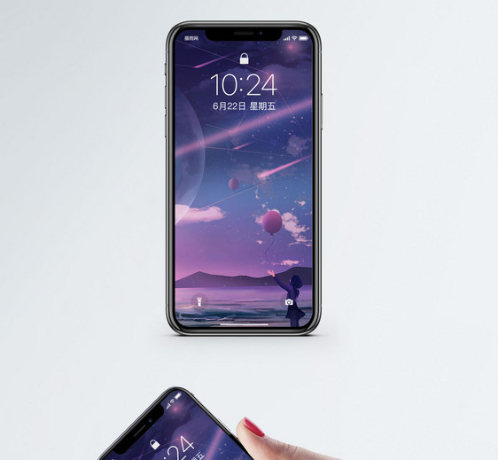 星空气球手机壁纸图片