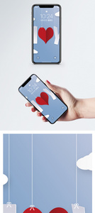爱心手机壁纸图片