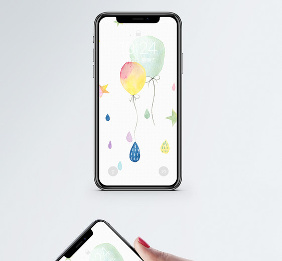 小清新气球手机壁纸图片